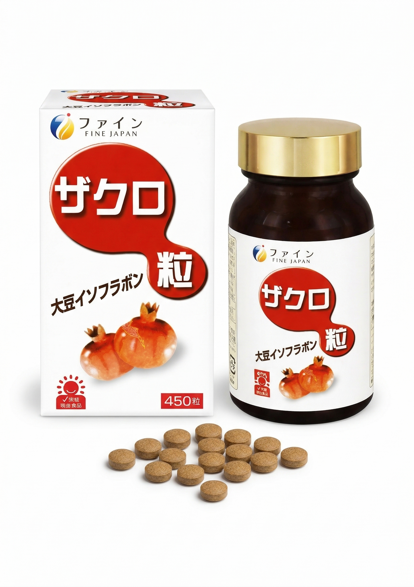 Fine Japan Granaatõuna ja soja isoflavoonide toidulisand  / 450 tabletti