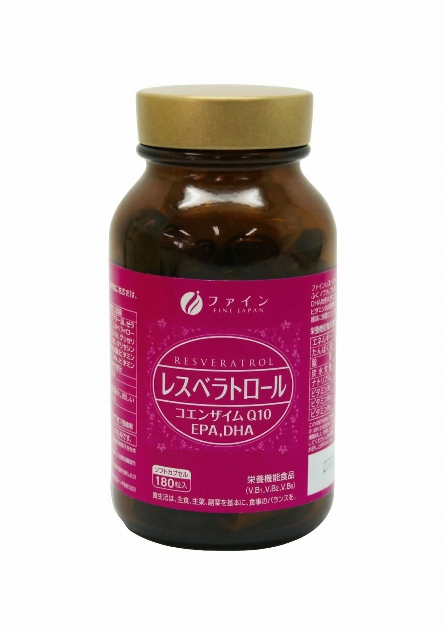 Fine Japan Resveratrol + CoQ10 + EPA/DHA / 180 kapslit