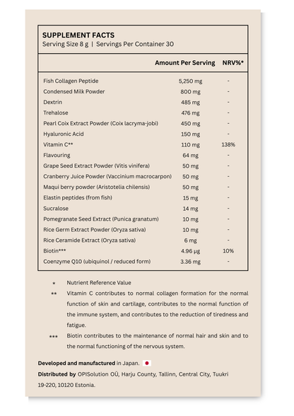 Fine Japan Hyaluron & Collagen + Coenzyme Q10 PLATINUM / 240 g (30 days)