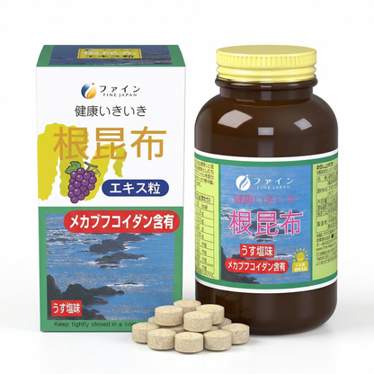 Fine Japan Kelp Root Extract Kelp vetika tabletid / 500 tabletti