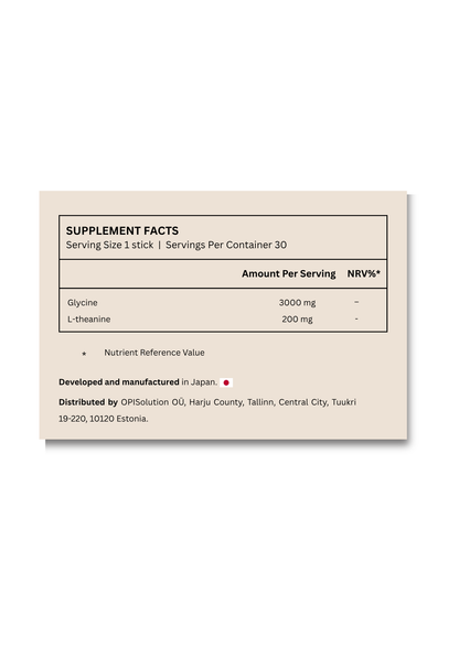 Fine Japan Glycine 3000 & Theanine 200 / 30 sticks