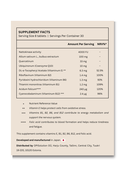 Fine Japan Nattokinase Premium / 240 tablets